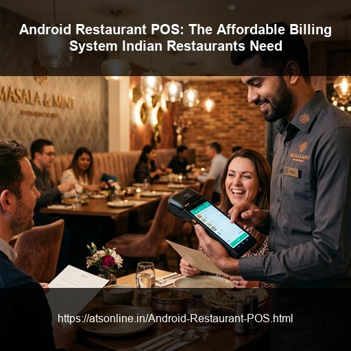 Android Restaurant POS: The Affordable Billing System Indian Restaurants Need