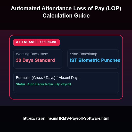 Automated Attendance Loss of Pay (LOP) Calculation Guide