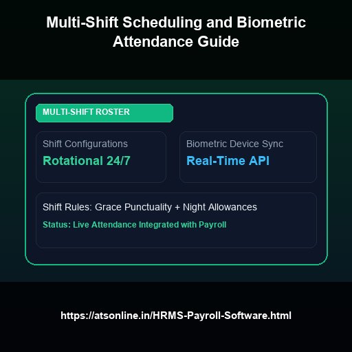 Multi-Shift Scheduling and Biometric Attendance Guide