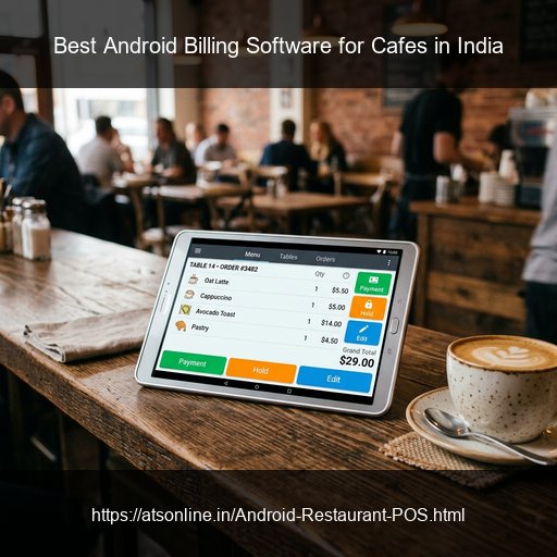 Best Android Billing Software for Cafes in India