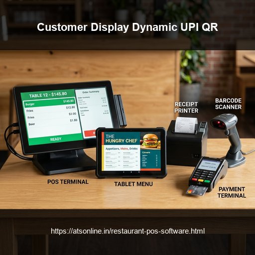 Customer-Facing POS Screen: Generating Dynamic UPI QR Codes for Instant, Fraud-Proof Billing