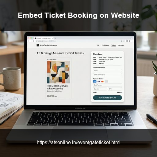 How to Embed a Ticket Booking Widget on Your Event Website