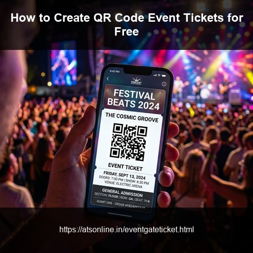 How to Create QR Code Event Tickets for Free