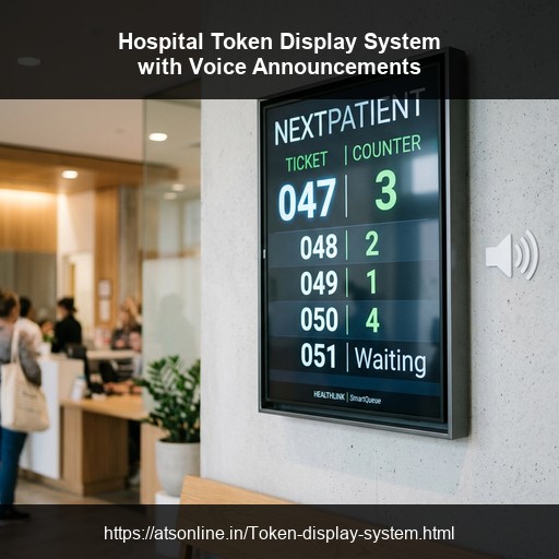 Hospital Token Display System with Voice Announcements: Why It Matters
