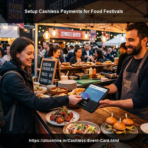 How to Set Up Cashless Payment System for Food Festival