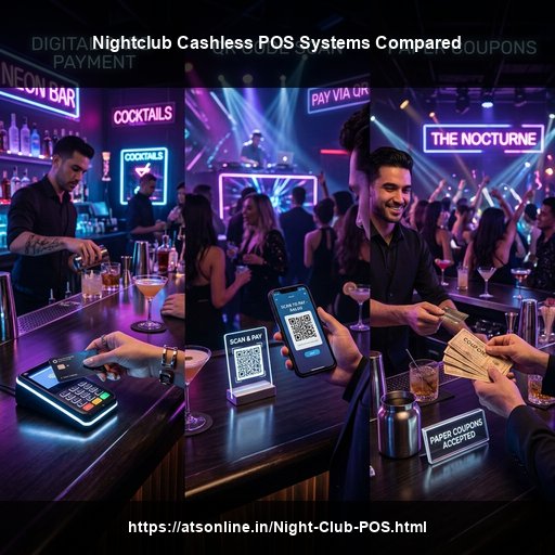 Nightclub Payment System: RFID, QR, and Coupon POS Compared