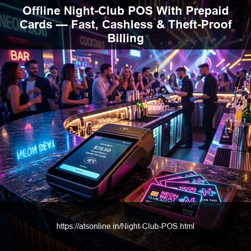 Offline Night-Club POS With Prepaid Cards