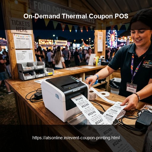 On-Demand Thermal Coupon Printing vs. Pre-Printed Booklets: How Food Festivals Eliminate Wastage and Queue Lag