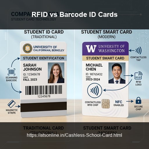 RFID vs Barcode Student ID Cards: Which Is Better for Schools?