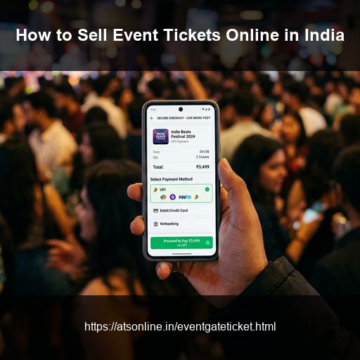 How to Sell Event Tickets Online in India Without Commissions