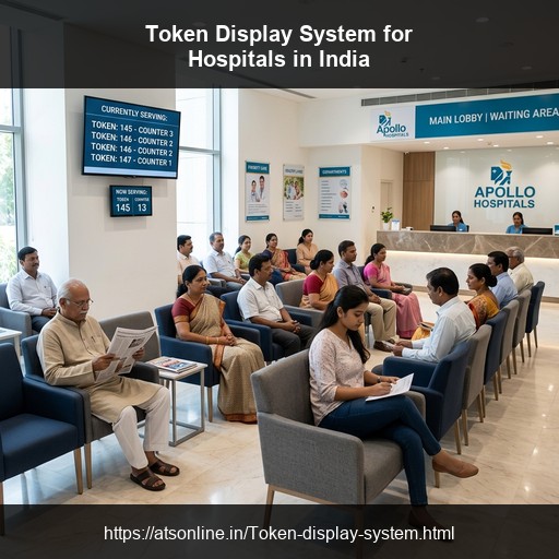 Token Display System for Hospitals in India
