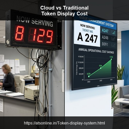 Token Display System vs Traditional LED Token Machine Cost Comparison