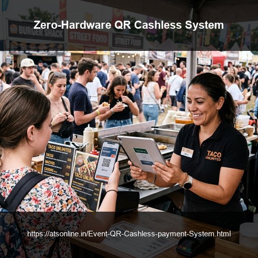 How Zero-Hardware QR Cashless Payment Systems Streamline Food Festivals and Expos